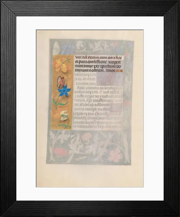 Framed Print : Hours of Queen Isabella the Catholic, Queen of Spain: Fol. 192v, c. 1500. Creator Framed Print : Hours of Queen Isabella the Catholic, Queen of Spain: Fol. 192v, c. 1500. Creator