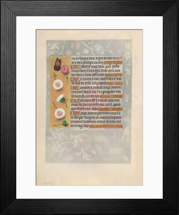 Framed Print : Hours of Queen Isabella the Catholic, Queen of Spain: Fol. 200v, c. 1500. Creator Framed Print : Hours of Queen Isabella the Catholic, Queen of Spain: Fol. 200v, c. 1500. Creator
