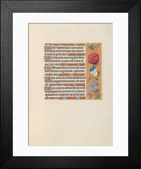 Framed Print : Hours of Queen Isabella the Catholic, Queen of Spain: Fol. 203r, c. 1500. Creator Framed Print : Hours of Queen Isabella the Catholic, Queen of Spain: Fol. 203r, c. 1500. Creator