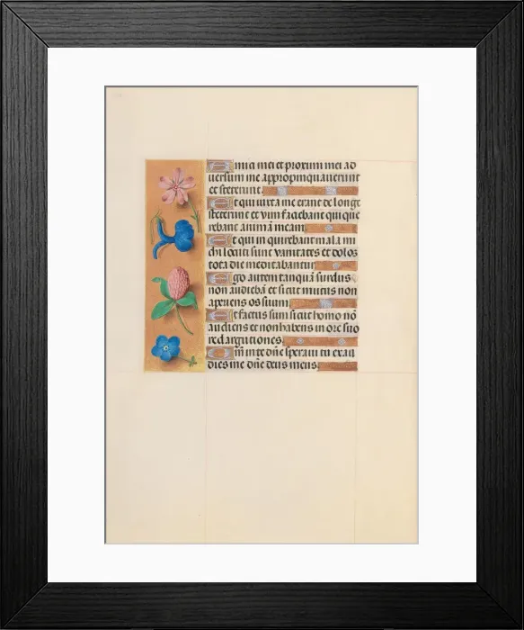 Framed Print : Hours of Queen Isabella the Catholic, Queen of Spain: Fol. 203v, c. 1500. Creator Framed Print : Hours of Queen Isabella the Catholic, Queen of Spain: Fol. 203v, c. 1500. Creator