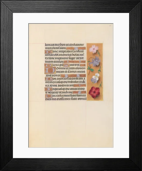 Framed Print : Hours of Queen Isabella the Catholic, Queen of Spain: Fol. 206r, c. 1500. Creator Framed Print : Hours of Queen Isabella the Catholic, Queen of Spain: Fol. 206r, c. 1500. Creator