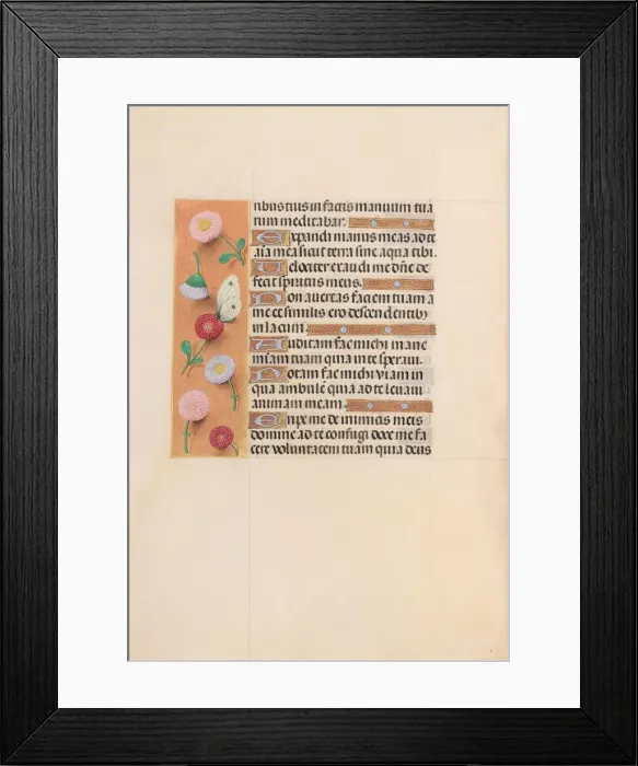 Framed Print : Hours of Queen Isabella the Catholic, Queen of Spain: Fol. 209v, c. 1500. Creator Framed Print : Hours of Queen Isabella the Catholic, Queen of Spain: Fol. 209v, c. 1500. Creator
