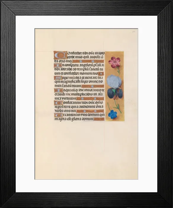 Framed Print : Hours of Queen Isabella the Catholic, Queen of Spain: Fol. 223r, c. 1500. Creator Framed Print : Hours of Queen Isabella the Catholic, Queen of Spain: Fol. 223r, c. 1500. Creator