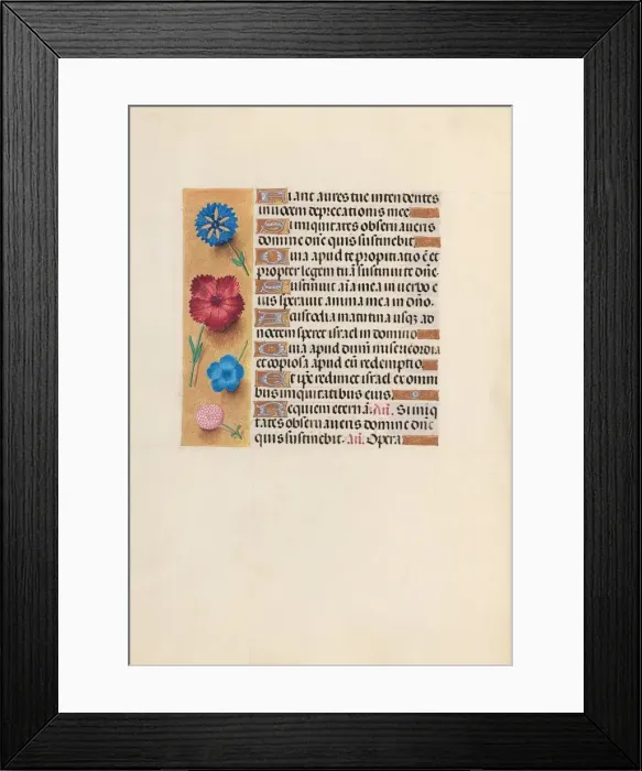 Framed Print : Hours of Queen Isabella the Catholic, Queen of Spain: Fol. 222v, c. 1500. Creator Framed Print : Hours of Queen Isabella the Catholic, Queen of Spain: Fol. 222v, c. 1500. Creator