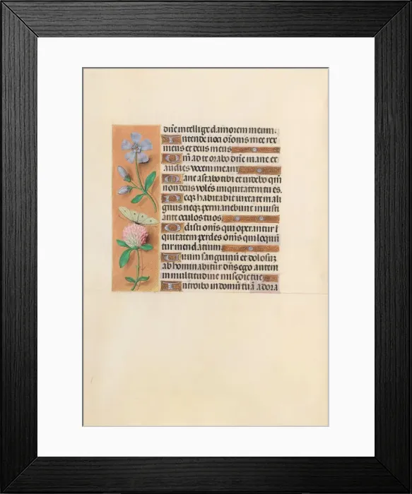 Framed Print : Hours of Queen Isabella the Catholic, Queen of Spain: Fol. 227v, c. 1500. Creator Framed Print : Hours of Queen Isabella the Catholic, Queen of Spain: Fol. 227v, c. 1500. Creator