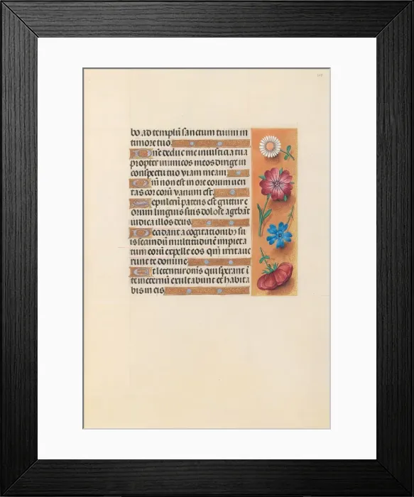 Framed Print : Hours of Queen Isabella the Catholic, Queen of Spain: Fol. 228r, c. 1500. Creator Framed Print : Hours of Queen Isabella the Catholic, Queen of Spain: Fol. 228r, c. 1500. Creator