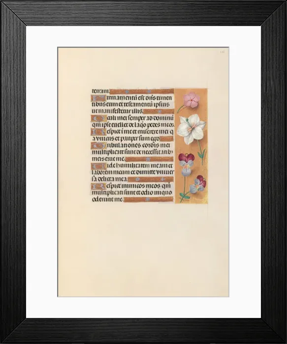 Framed Print : Hours of Queen Isabella the Catholic, Queen of Spain: Fol. 235r, c. 1500. Creator Framed Print : Hours of Queen Isabella the Catholic, Queen of Spain: Fol. 235r, c. 1500. Creator