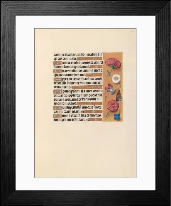 Framed Print : Hours of Queen Isabella the Catholic, Queen of Spain: Fol. 243r, c. 1500. Creator Framed Print : Hours of Queen Isabella the Catholic, Queen of Spain: Fol. 243r, c. 1500. Creator