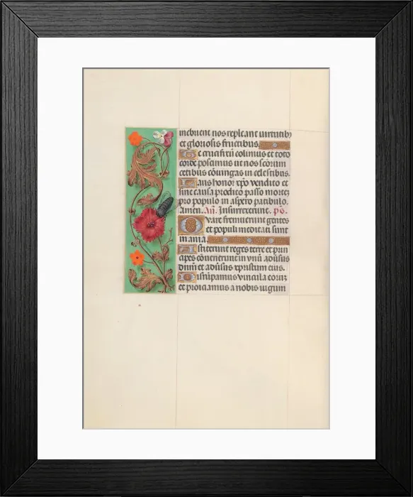 Framed Print : Hours of Queen Isabella the Catholic, Queen of Spain: Fol Framed Print : Hours of Queen Isabella the Catholic, Queen of Spain: Fol