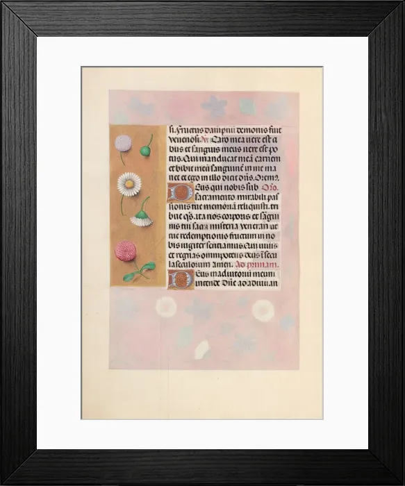 Framed Print : Hours of Queen Isabella the Catholic, Queen of Spain: Fol Framed Print : Hours of Queen Isabella the Catholic, Queen of Spain: Fol