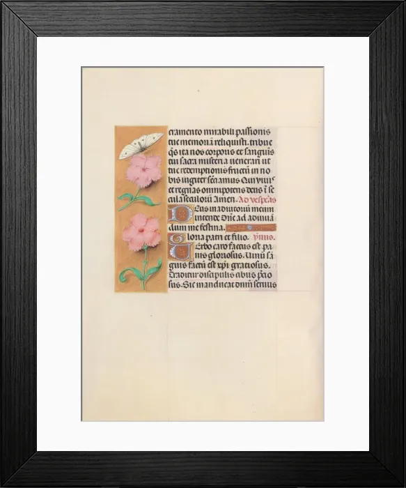 Framed Print : Hours of Queen Isabella the Catholic, Queen of Spain: Fol Framed Print : Hours of Queen Isabella the Catholic, Queen of Spain: Fol