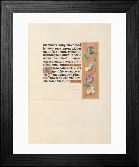 Framed Print : Hours of Queen Isabella the Catholic, Queen of Spain: Fol Framed Print : Hours of Queen Isabella the Catholic, Queen of Spain: Fol