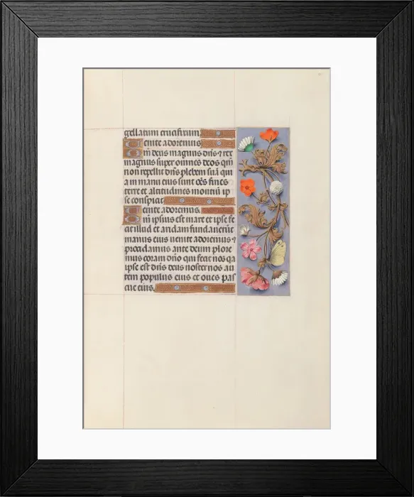 Framed Print : Hours of Queen Isabella the Catholic, Queen of Spain: Fol Framed Print : Hours of Queen Isabella the Catholic, Queen of Spain: Fol