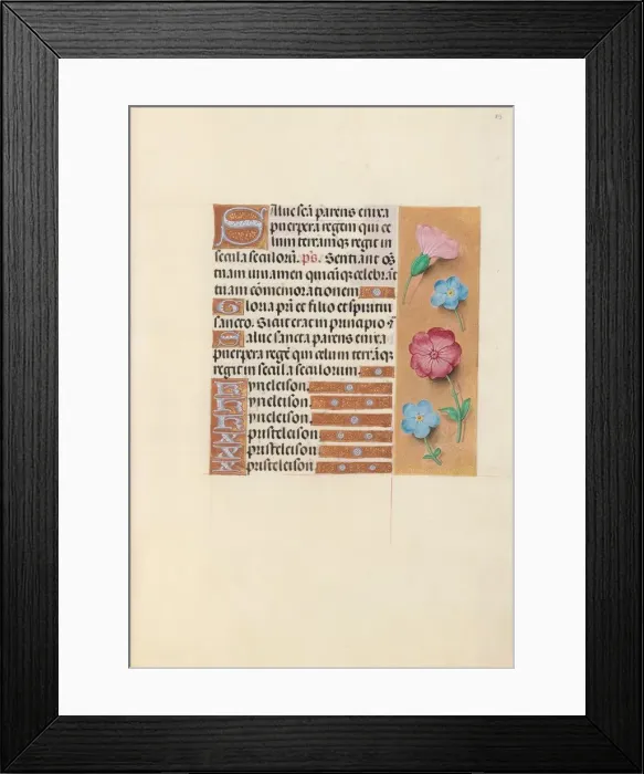 Framed Print : Hours of Queen Isabella the Catholic, Queen of Spain: Fol Framed Print : Hours of Queen Isabella the Catholic, Queen of Spain: Fol