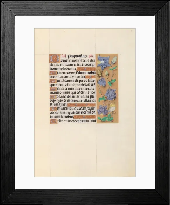 Framed Print : Hours of Queen Isabella the Catholic, Queen of Spain: Fol Framed Print : Hours of Queen Isabella the Catholic, Queen of Spain: Fol