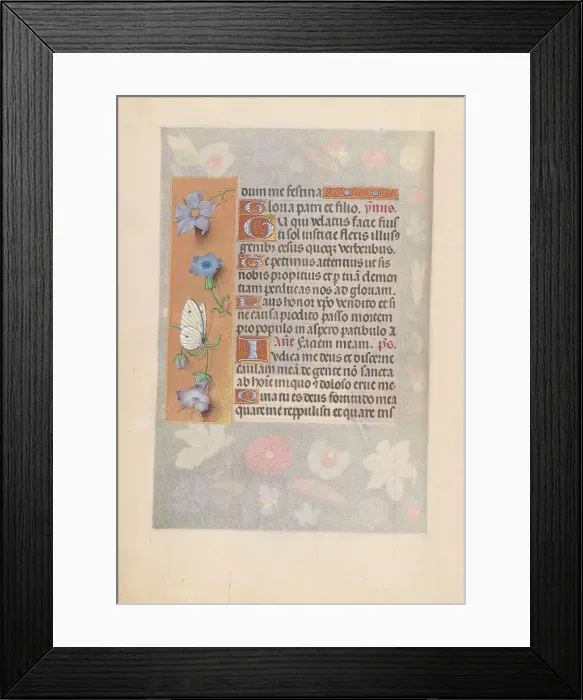 Framed Print : Hours of Queen Isabella the Catholic, Queen of Spain: Fol Framed Print : Hours of Queen Isabella the Catholic, Queen of Spain: Fol