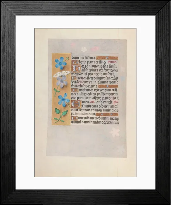 Framed Print : Hours of Queen Isabella the Catholic, Queen of Spain: Fol Framed Print : Hours of Queen Isabella the Catholic, Queen of Spain: Fol