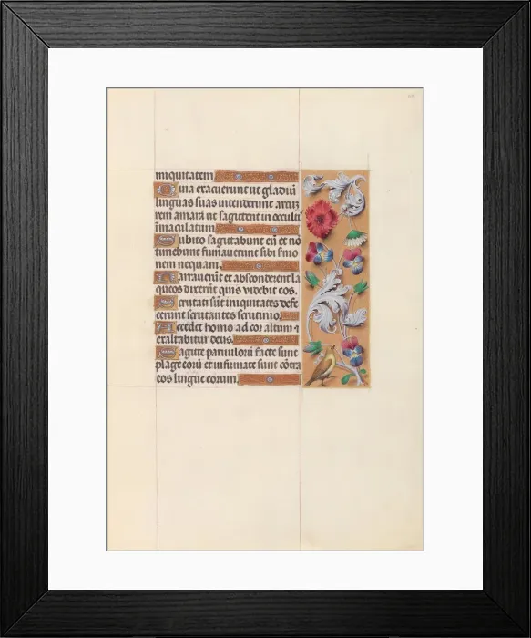 Framed Print : Hours of Queen Isabella the Catholic, Queen of Spain: Fol Framed Print : Hours of Queen Isabella the Catholic, Queen of Spain: Fol