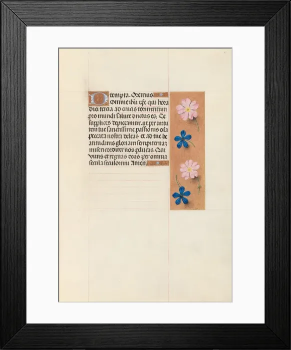 Framed Print : Hours of Queen Isabella the Catholic, Queen of Spain: Fol Framed Print : Hours of Queen Isabella the Catholic, Queen of Spain: Fol