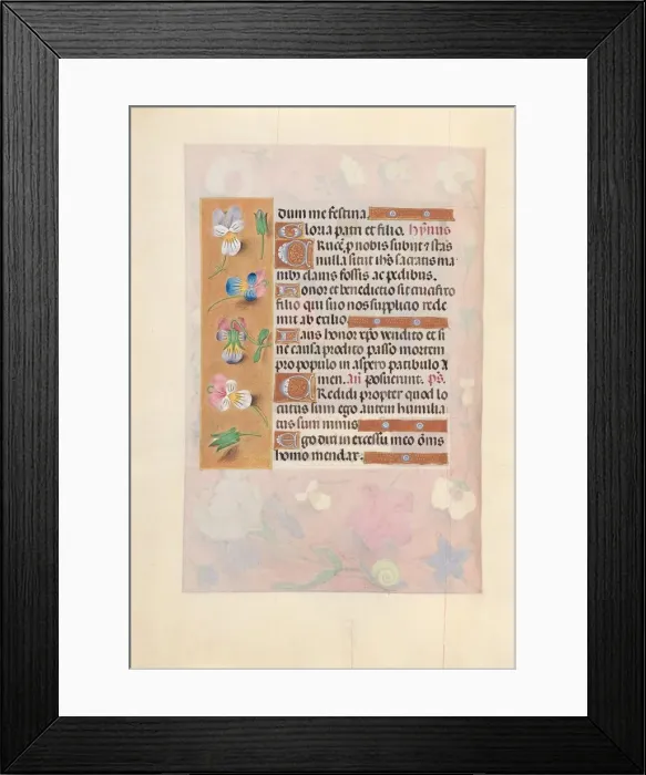 Framed Print : Hours of Queen Isabella the Catholic, Queen of Spain: Fol Framed Print : Hours of Queen Isabella the Catholic, Queen of Spain: Fol