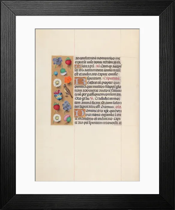 Framed Print : Hours of Queen Isabella the Catholic, Queen of Spain: Fol Framed Print : Hours of Queen Isabella the Catholic, Queen of Spain: Fol