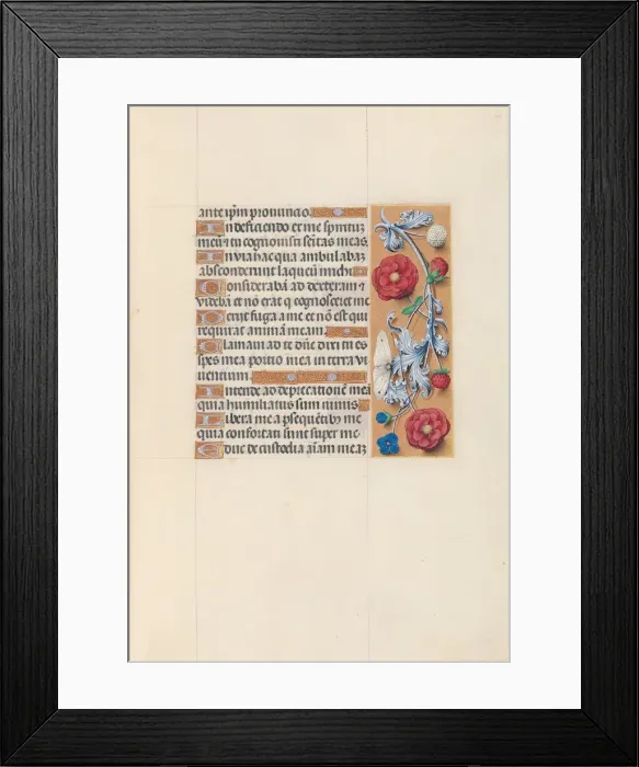 Framed Print : Hours of Queen Isabella the Catholic, Queen of Spain: Fol Framed Print : Hours of Queen Isabella the Catholic, Queen of Spain: Fol