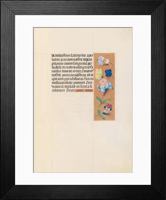 Framed Print : Hours of Queen Isabella the Catholic, Queen of Spain: Fol Framed Print : Hours of Queen Isabella the Catholic, Queen of Spain: Fol