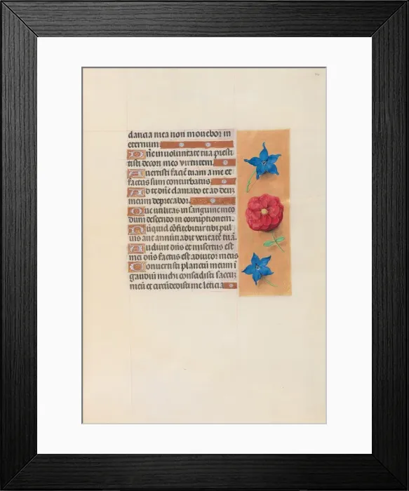 Framed Print : Hours of Queen Isabella the Catholic, Queen of Spain: Fol Framed Print : Hours of Queen Isabella the Catholic, Queen of Spain: Fol