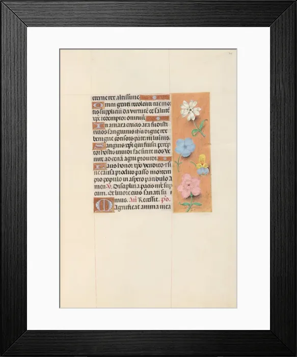 Framed Print : Hours of Queen Isabella the Catholic, Queen of Spain: Fol Framed Print : Hours of Queen Isabella the Catholic, Queen of Spain: Fol