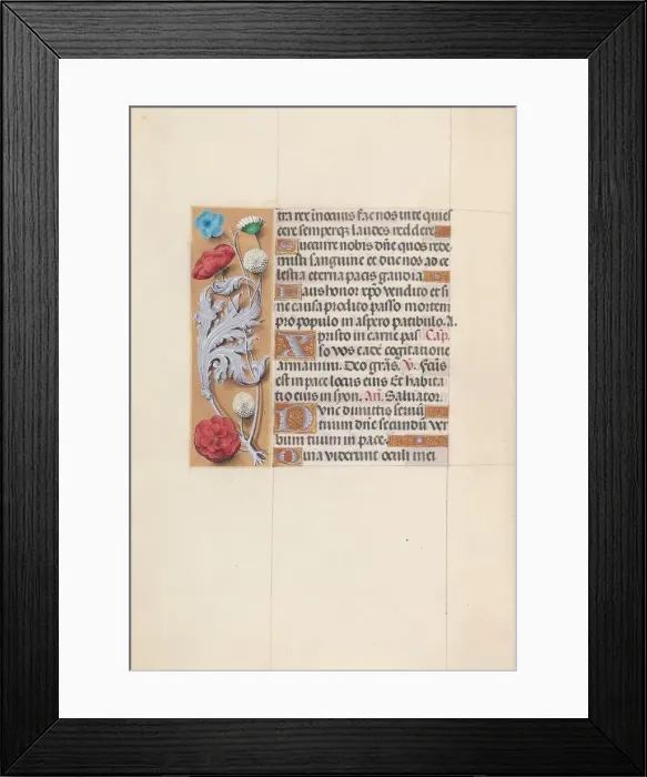 Framed Print : Hours of Queen Isabella the Catholic, Queen of Spain: Fol Framed Print : Hours of Queen Isabella the Catholic, Queen of Spain: Fol