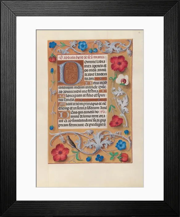 Framed Print : Hours of Queen Isabella the Catholic, Queen of Spain: Fol Framed Print : Hours of Queen Isabella the Catholic, Queen of Spain: Fol