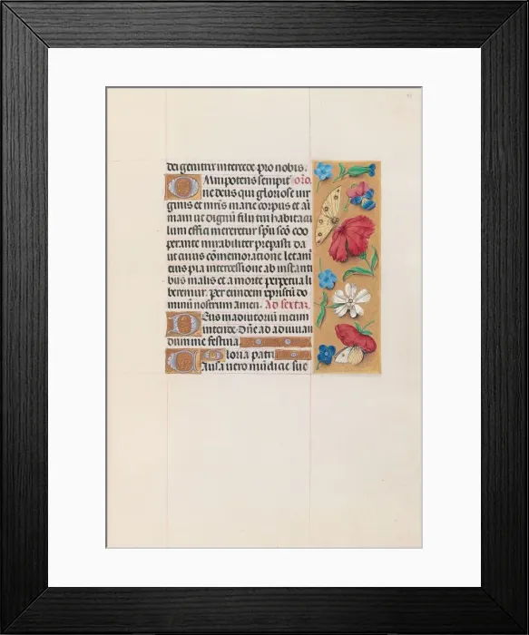 Framed Print : Hours of Queen Isabella the Catholic, Queen of Spain: Fol Framed Print : Hours of Queen Isabella the Catholic, Queen of Spain: Fol