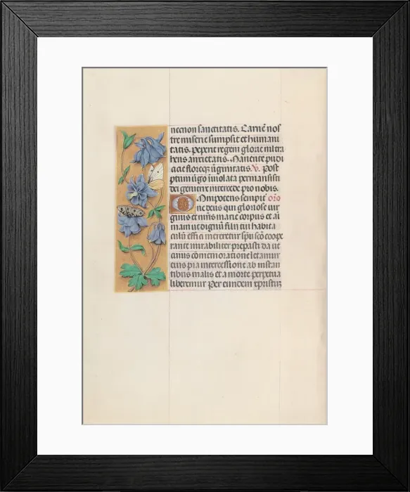 Framed Print : Hours of Queen Isabella the Catholic, Queen of Spain: Fol Framed Print : Hours of Queen Isabella the Catholic, Queen of Spain: Fol