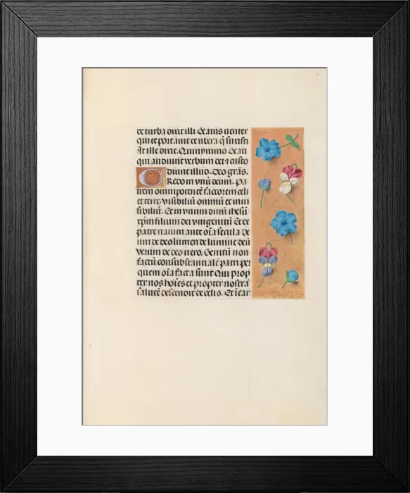 Framed Print : Hours of Queen Isabella the Catholic, Queen of Spain: Fol Framed Print : Hours of Queen Isabella the Catholic, Queen of Spain: Fol