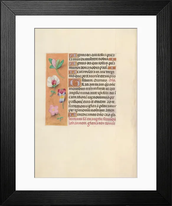 Framed Print : Hours of Queen Isabella the Catholic, Queen of Spain: Fol Framed Print : Hours of Queen Isabella the Catholic, Queen of Spain: Fol