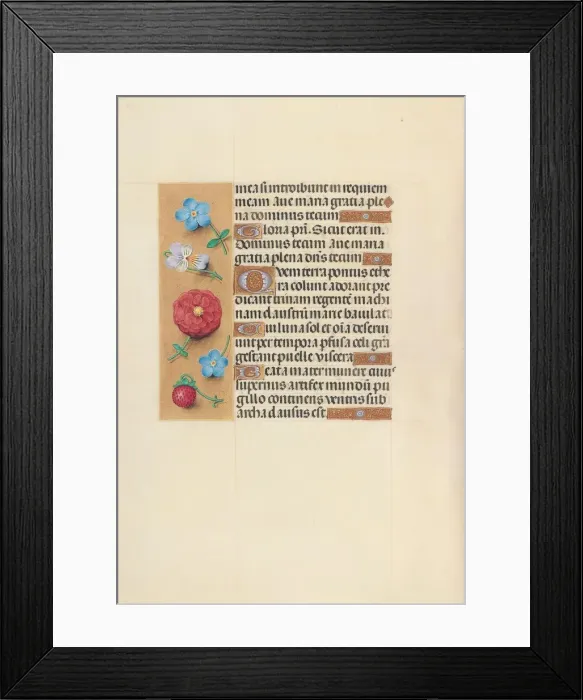 Framed Print : Hours of Queen Isabella the Catholic, Queen of Spain: Fol Framed Print : Hours of Queen Isabella the Catholic, Queen of Spain: Fol