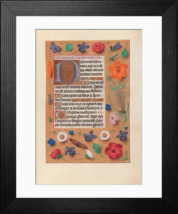 Framed Print : Hours of Queen Isabella the Catholic, Queen of Spain: Fol Framed Print : Hours of Queen Isabella the Catholic, Queen of Spain: Fol