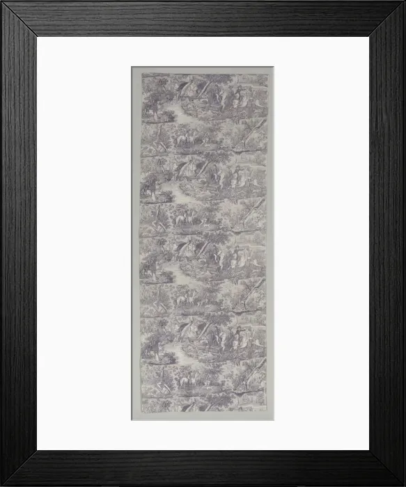 Framed Print : Hunting Scene, early 1800s. Creator: Unknown Framed Print : Hunting Scene, early 1800s. Creator: Unknown