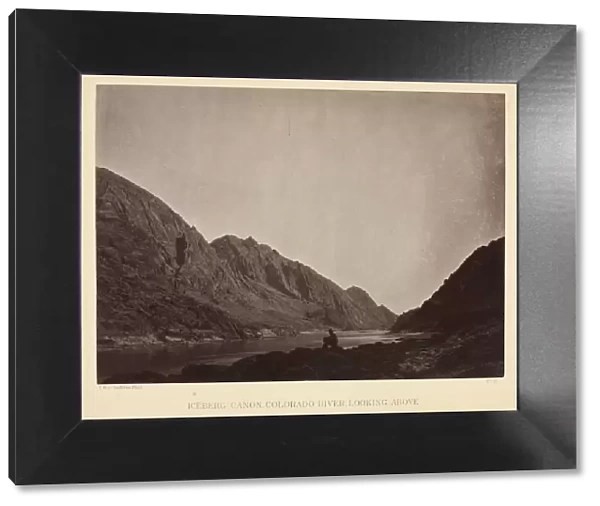Iceberg Canyon, Colorado River Looking Above, c. 1871. Creator: Timothy H. O Sullivan (American