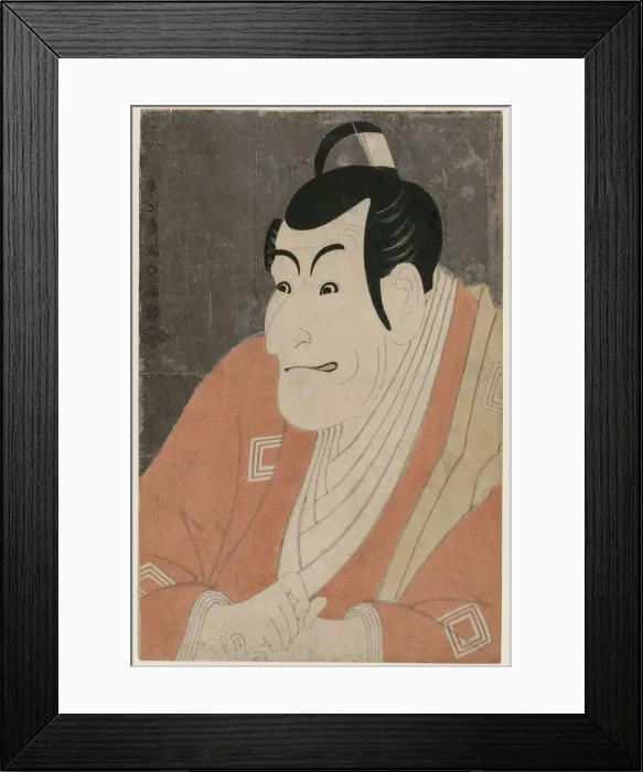 Framed Print : Ichikawa Ebizo IV as Takemura Sadanoshin, 1794. Creator: Toshusai Sharaku (Japanese)
