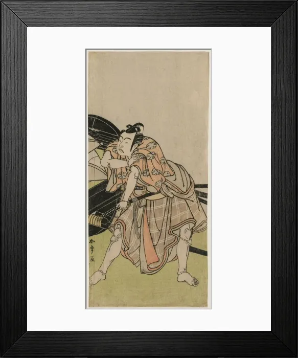 Framed Print : Ichikawa Yaozo II as Sakuramaru, 1776. Creator: Katsukawa Shunsho (Japanese, 1726-1792) Framed Print : Ichikawa Yaozo II as Sakuramaru, 1776. Creator: Katsukawa Shunsho (Japanese, 1726-1792)