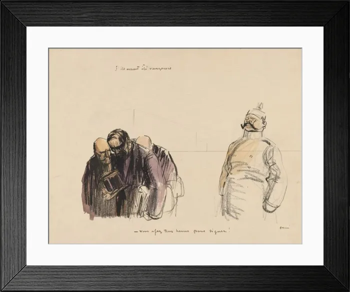 Framed Print : If they had been victorious - You Have Two Hours in which to Sign, c. 1919 Framed Print : If they had been victorious - You Have Two Hours in which to Sign, c. 1919
