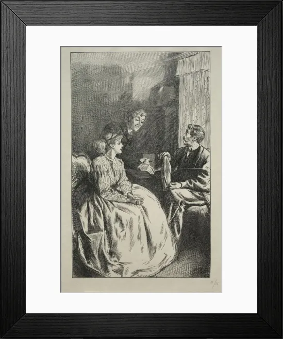 Framed Print : How I Lost My Whiskers, 1866. Creator: Charles Samuel Keene (British, 1823-1891) Framed Print : How I Lost My Whiskers, 1866. Creator: Charles Samuel Keene (British, 1823-1891)