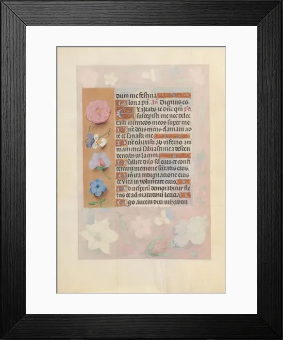 Framed Print : Hours of Queen Isabella the Catholic, Queen of Spain: Fol Framed Print : Hours of Queen Isabella the Catholic, Queen of Spain: Fol