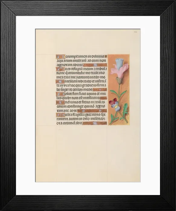 Framed Print : Hours of Queen Isabella the Catholic, Queen of Spain: Fol. 202r, c. 1500. Creator Framed Print : Hours of Queen Isabella the Catholic, Queen of Spain: Fol. 202r, c. 1500. Creator