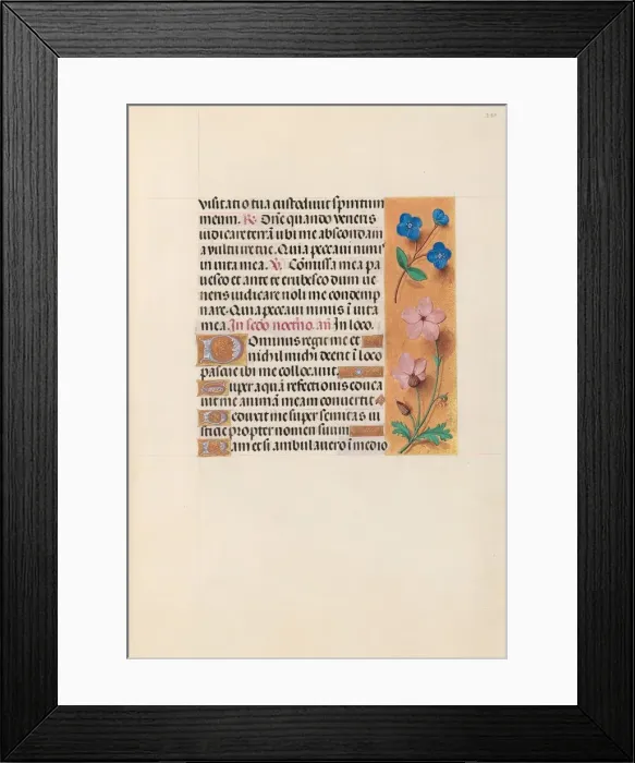Framed Print : Hours of Queen Isabella the Catholic, Queen of Spain: Fol. 233r, c. 1500. Creator