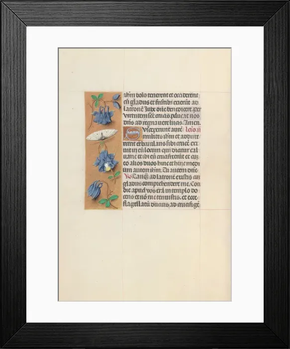 Framed Print : Hours of Queen Isabella the Catholic, Queen of Spain: Fol Framed Print : Hours of Queen Isabella the Catholic, Queen of Spain: Fol