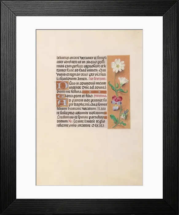 Framed Print : Hours of Queen Isabella the Catholic, Queen of Spain: Fol Framed Print : Hours of Queen Isabella the Catholic, Queen of Spain: Fol
