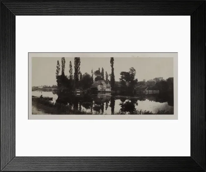 Framed Print : Iffley Mill, 1862. Creator: Victor Prout (British); London, Virtue and Company [First Framed Print : Iffley Mill, 1862. Creator: Victor Prout (British); London, Virtue and Company [First