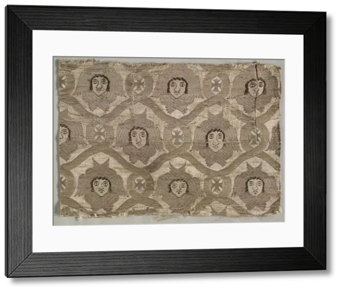 Framed Print : Heavy Gold Brocade, 1600s - 1700s. Creator: Unknown Framed Print : Heavy Gold Brocade, 1600s - 1700s. Creator: Unknown